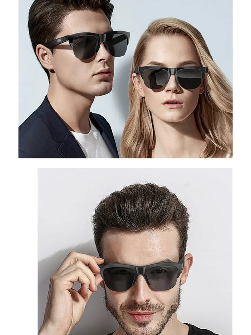 Smart Bluetooth Calling Sunglasses Sport HD Audio Hands-Free Music Anti-Blue Eyeglasses Outdoor