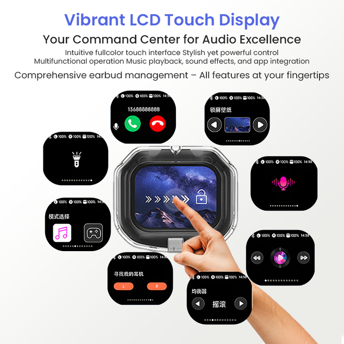 Tech PixelWave Smart Display Buds